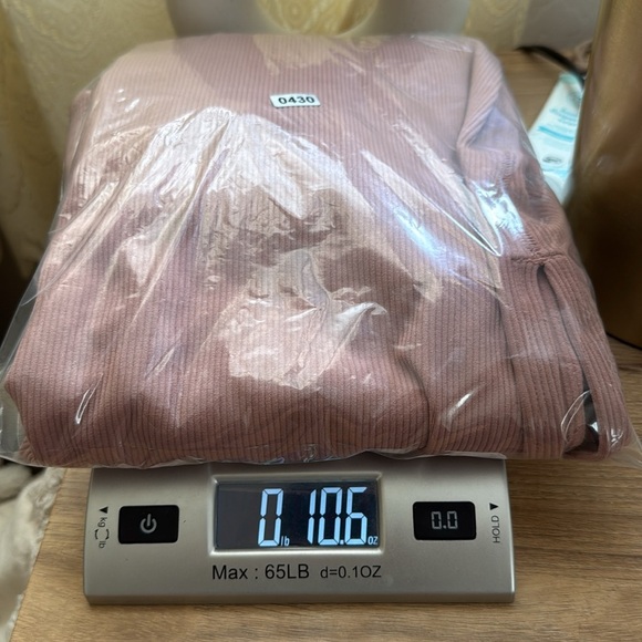 Abercrombie & Fitch Dusty Pink Skinny Rib Body Con Form Fit Tank Dress - Picture 7 of 7